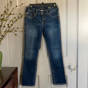 Silver Suki Capri W29